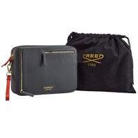 Graphite Large Leather Travel Companion