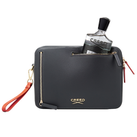 Graphite Large Leather Travel Companion