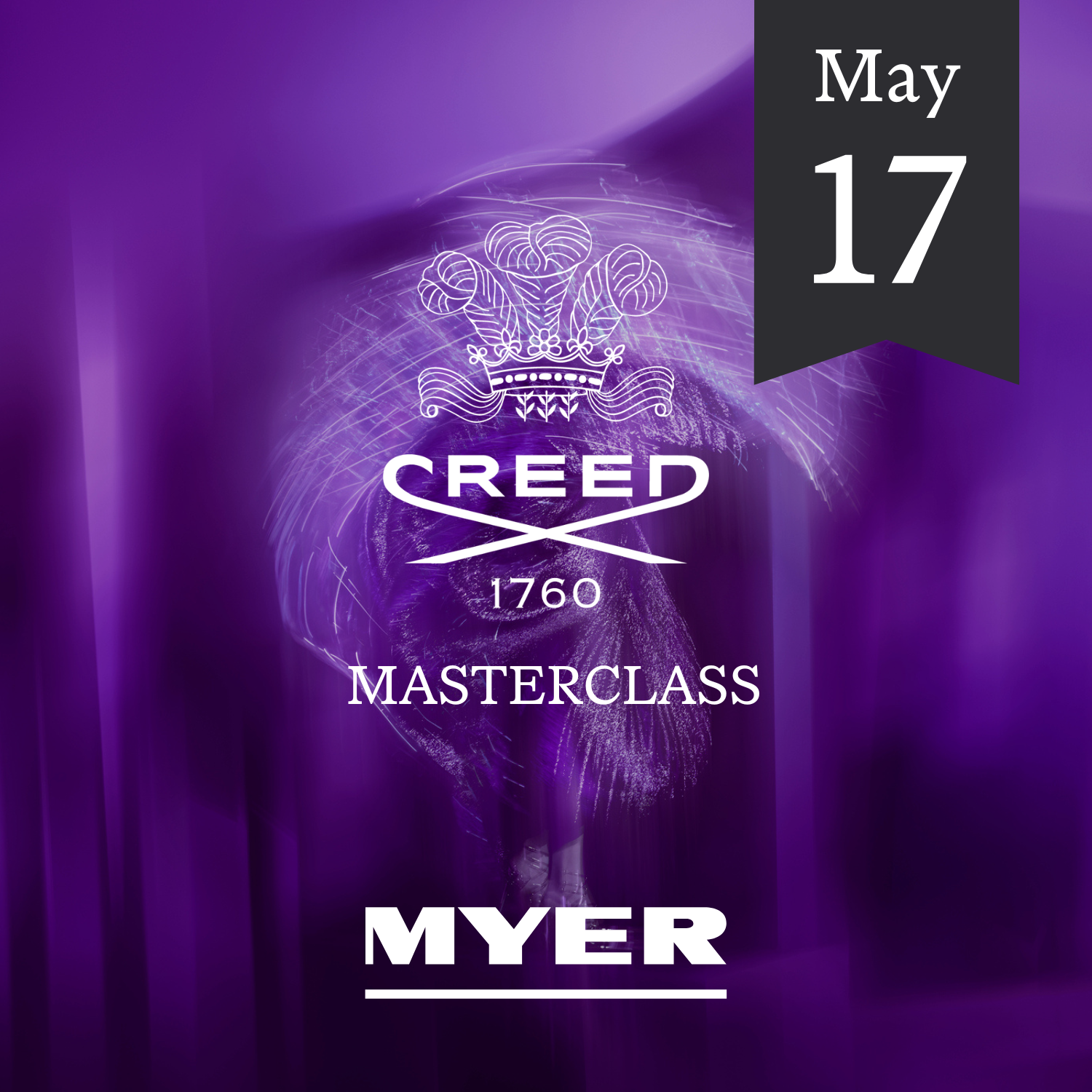 Creed Masterclass at Myer Adelaide 17 May 2024