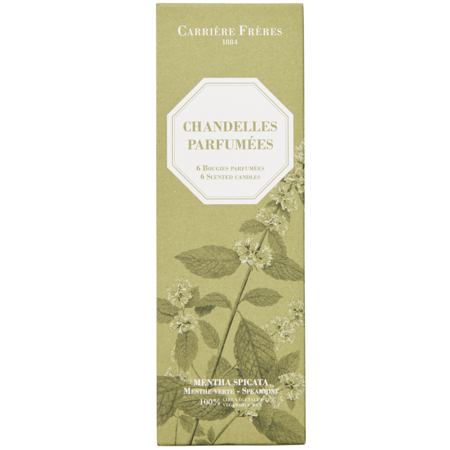 Spearmint Scented Taper Candles