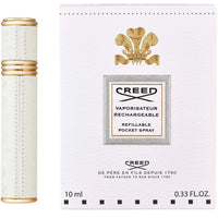 Gold & White Refillable Pocket Atomiser