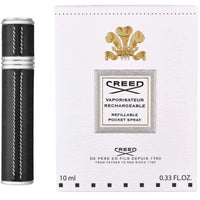 Silver & Black Refillable Pocket Atomiser