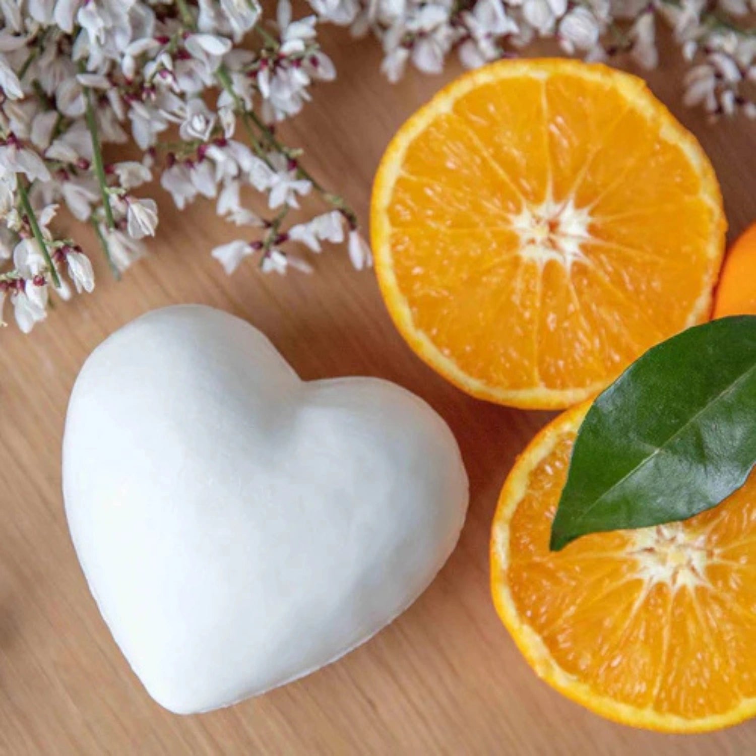 Orange Blossom Perfumed Heart Soap