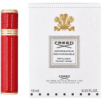 Gold & Red Refillable Pocket Atomiser