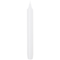 Madeleine Taper Candle White