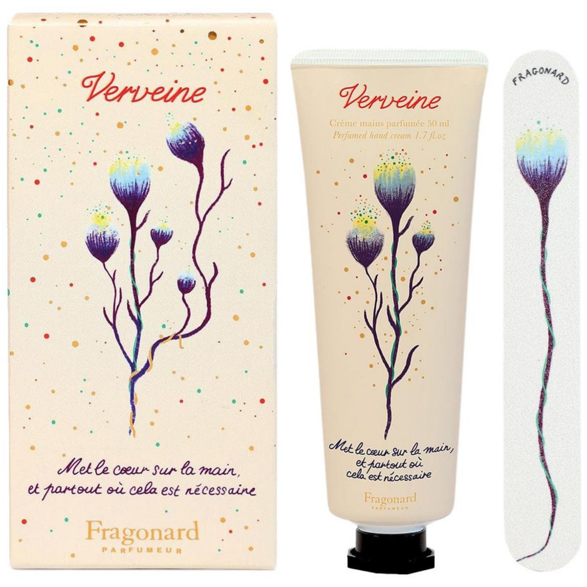 Verveine Hand Cream And Nail File Gift Set Shop Fragonard Online Libertine Parfumerie