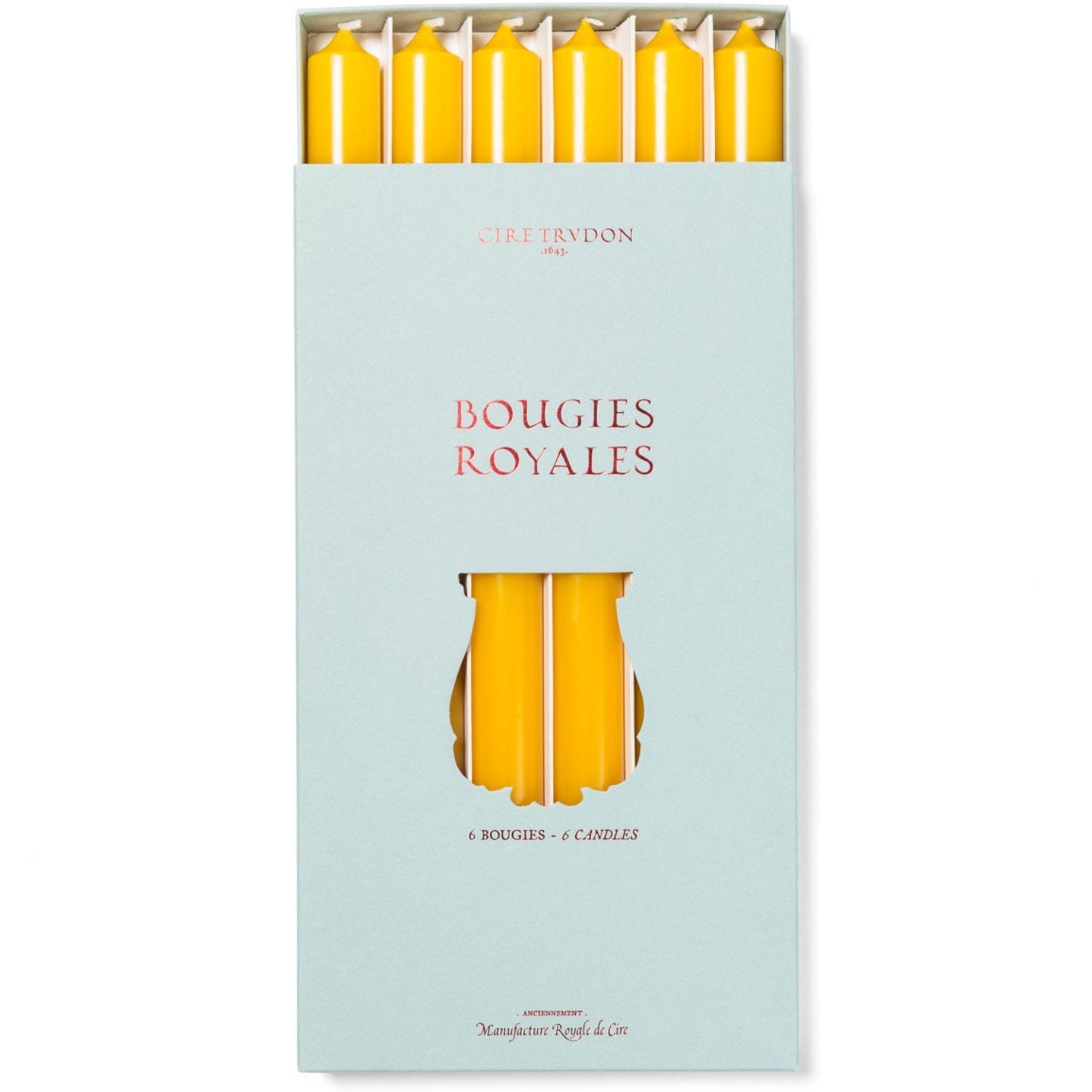 Royale Taper Candle Yellow