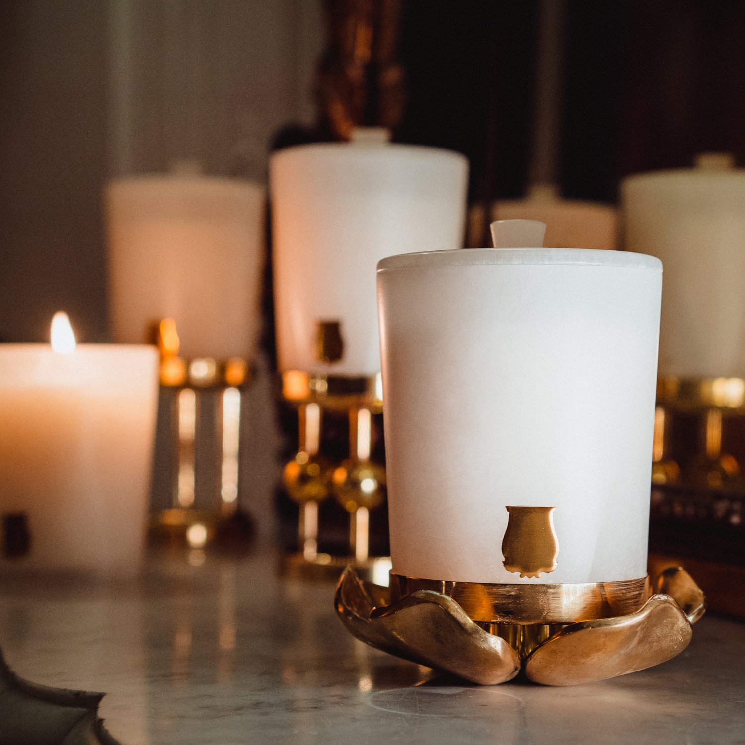 Alabaster Atria Candle