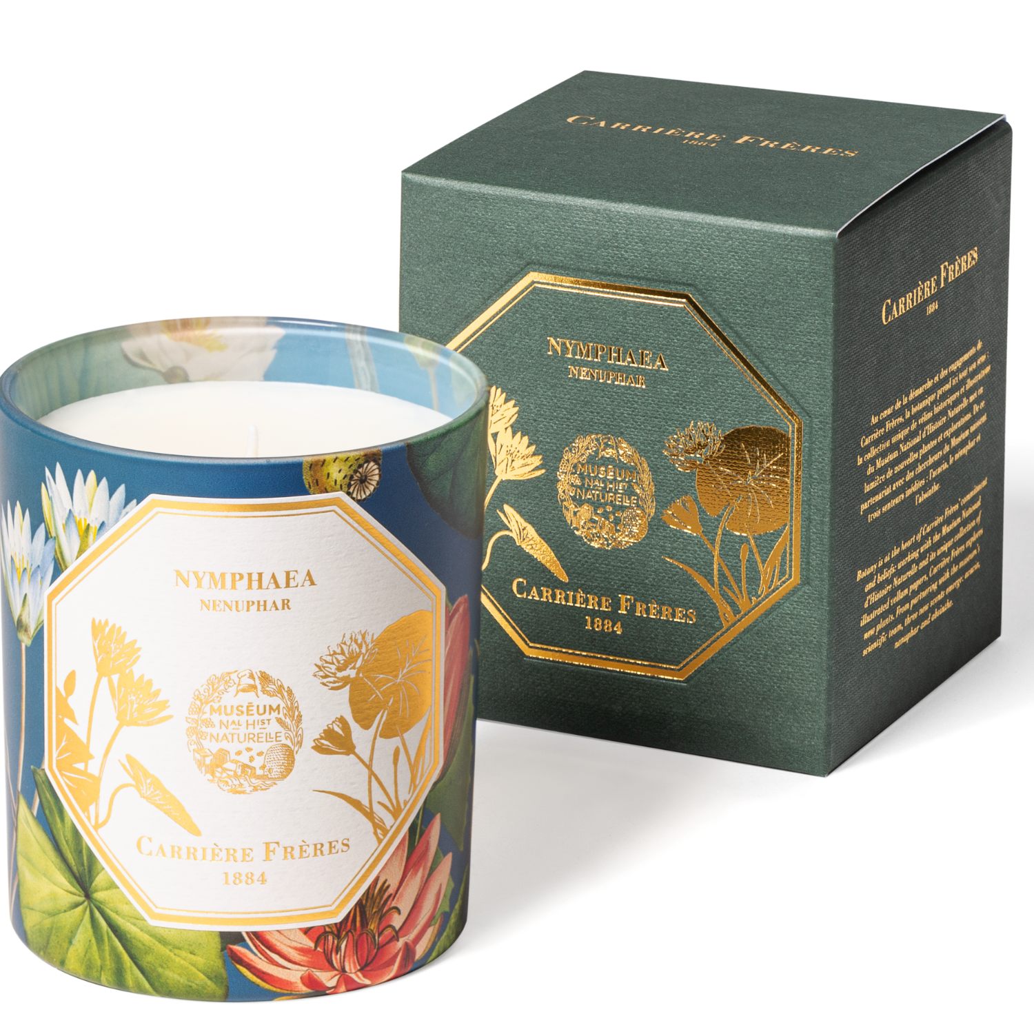 Natural History Museum Waterlily Candle