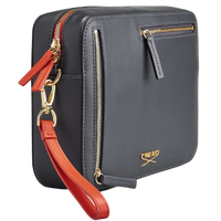 Graphite Large Leather Travel Companion