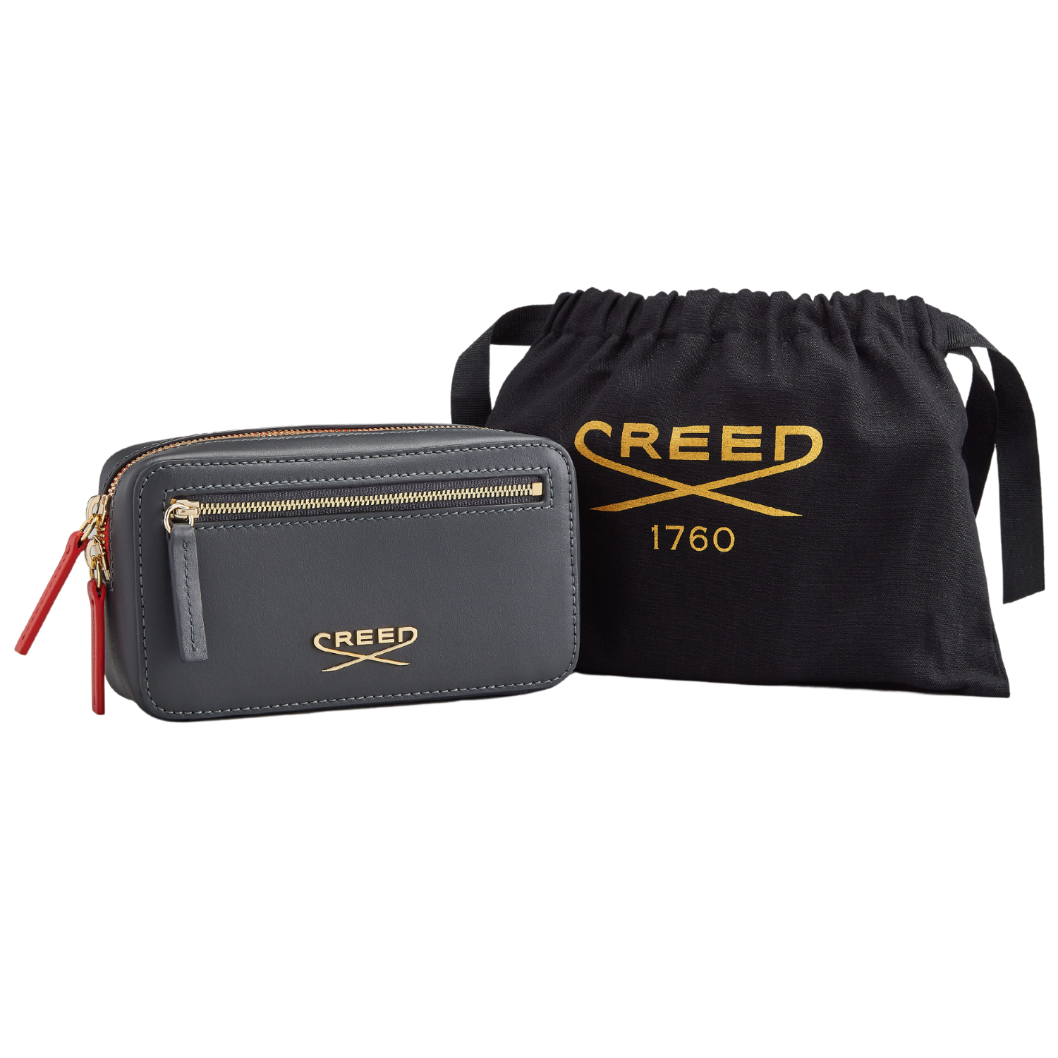 Graphite Petite Leather Travel Companion