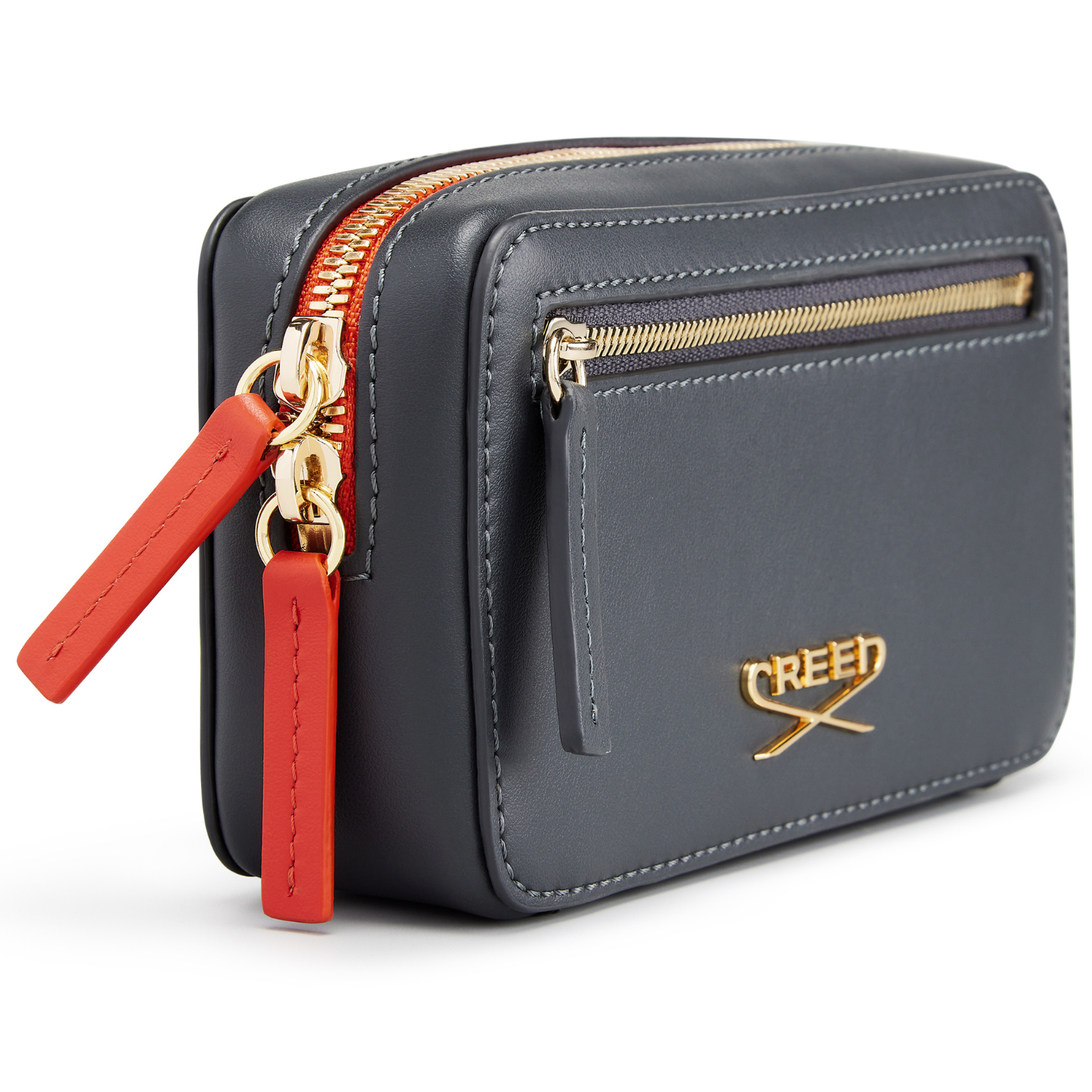 Graphite Petite Leather Travel Companion