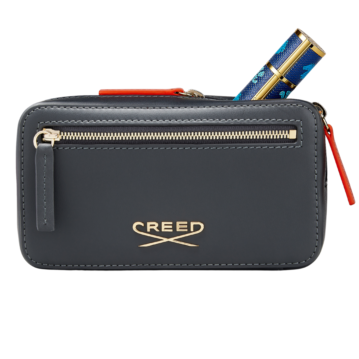 Graphite Petite Leather Travel Companion