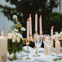 Watery Green Madeleine Taper Candle