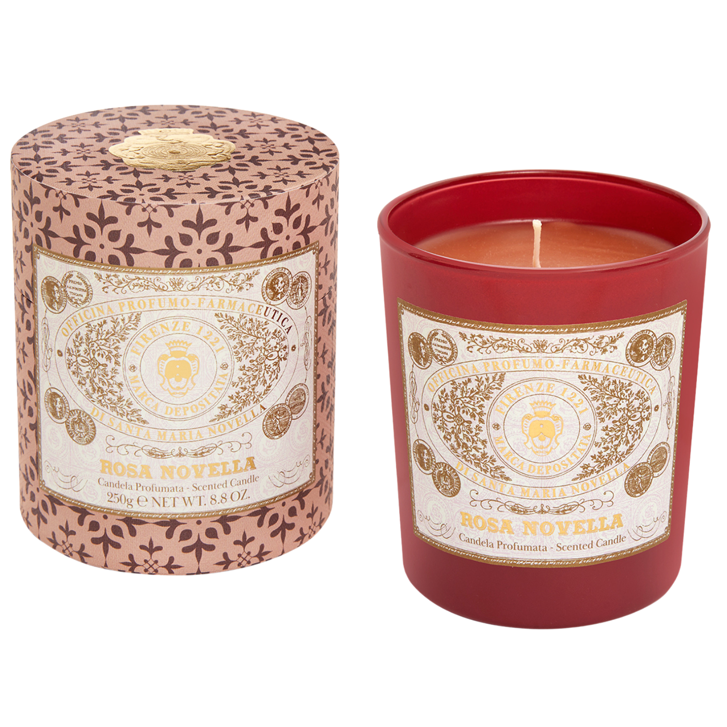Rosa Novella Scented Candle 1221 Edition