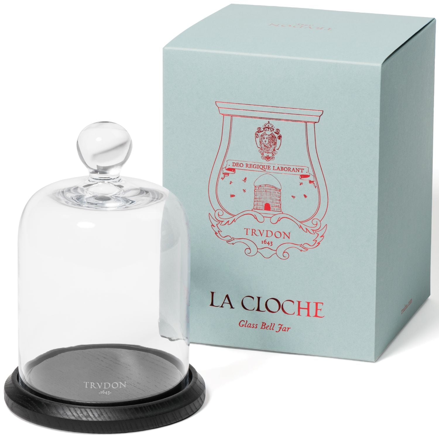 La Cloche Glass Bell Jar with Stand