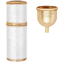 Gold & White Refillable Travel Atomiser
