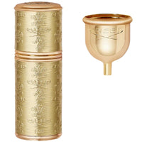 Gold & Gold Refillable Travel Atomiser