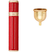Gold & Red Refillable Pocket Atomiser
