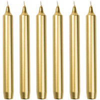 Madeleine Taper Candle Gold