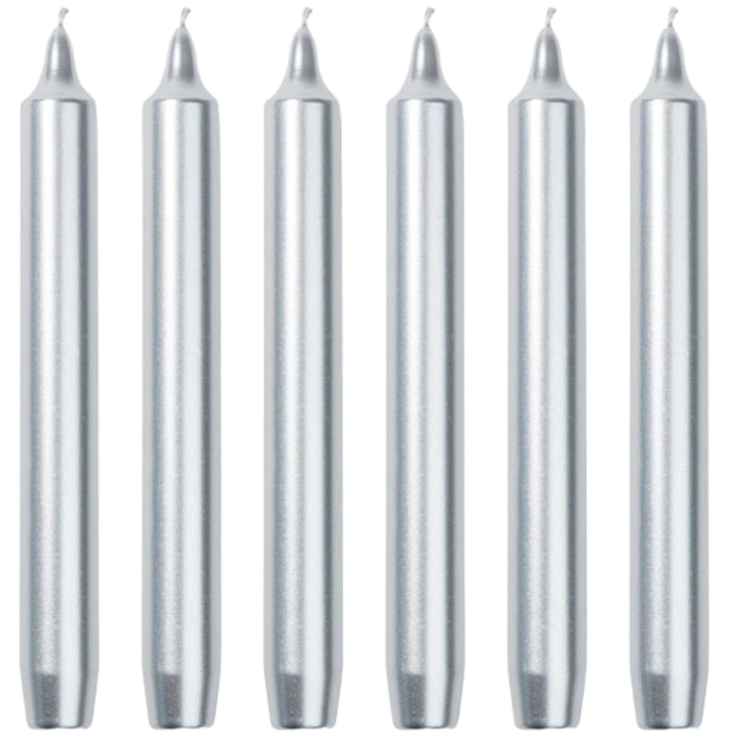 Madeleine Taper Candle Silver