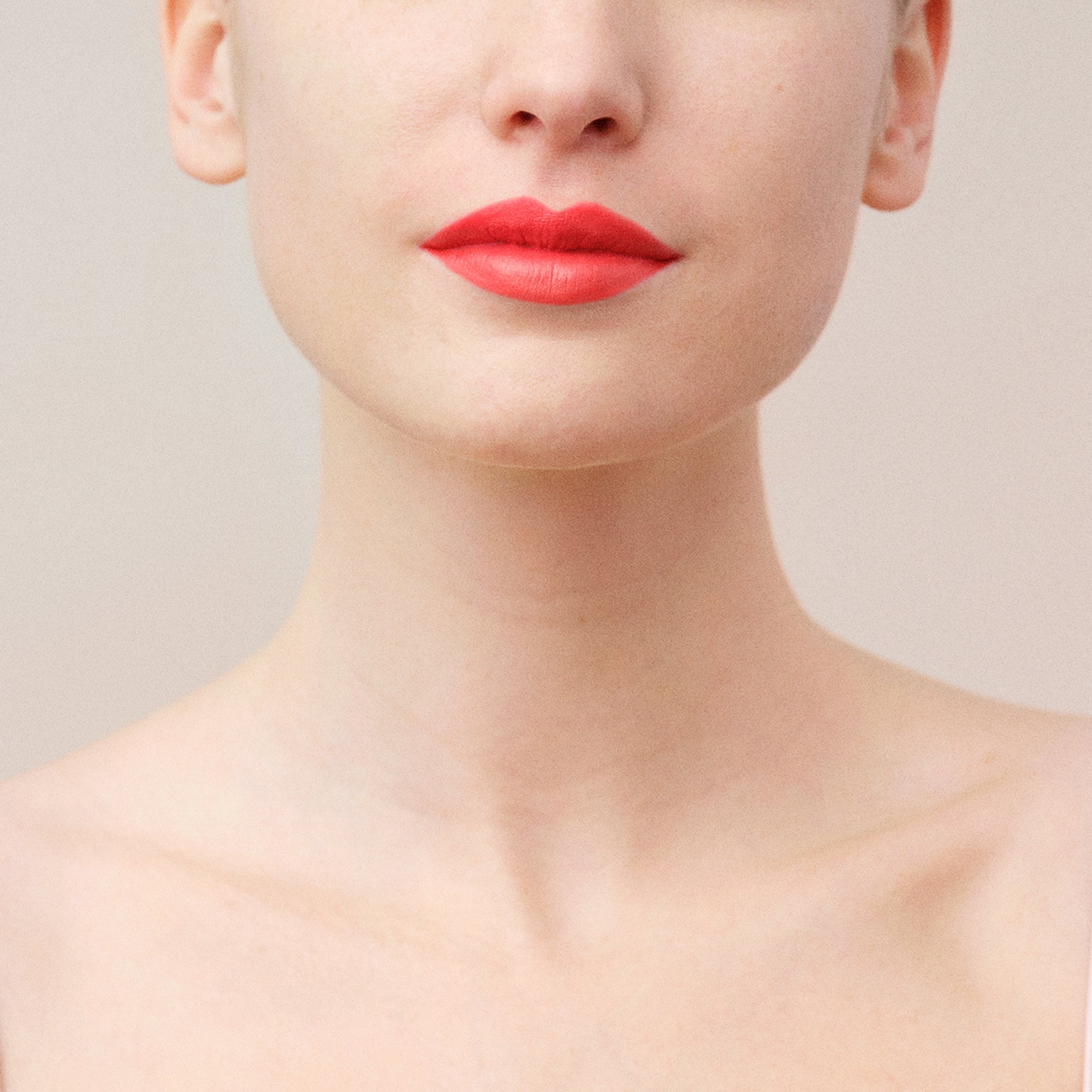 Coral Red Lipstick